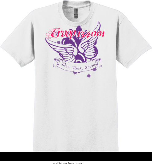 Troop 134001 Deer Park, Texas T-shirt Design 