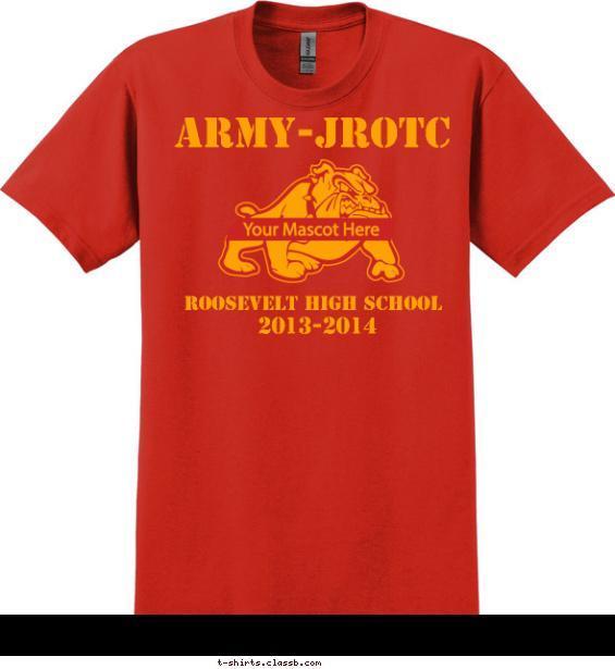 JROTC Angry Dog T-shirt Design