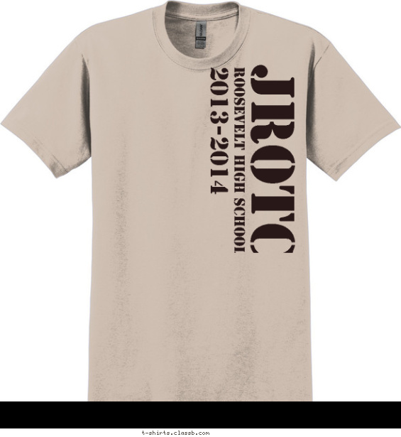 Vertical JROTC T-shirt Design