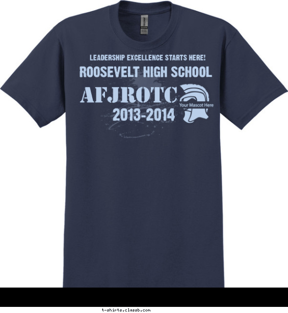 AFJROTC Armor Helmet T-shirt Design