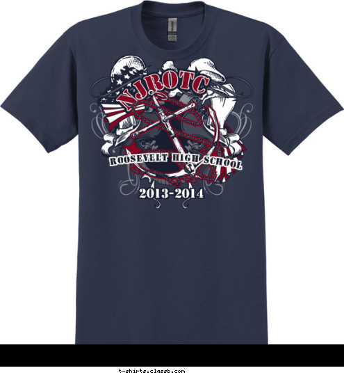 Your text here! 2013-2014 ROOSEVELT HIGH SCHOOL T-shirt Design SP4609