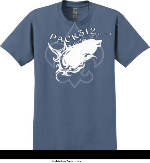 PACK 312 Royse City, TX T-shirt Design 