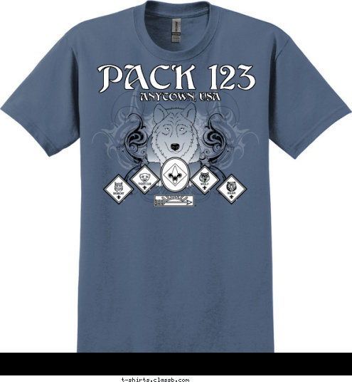 ANYTOWN, USA 123 PACK  T-shirt Design 