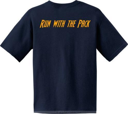 Run with the Pack
 West Roxbury, MA PACK 3 and 5 T-shirt Design 