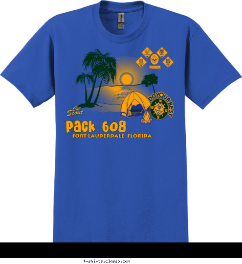 On the Trail to
 the Arrow
of Light Pack 608 First Presbyterian Church 
of Fort Lauderdale Fort Lauderdale, Florida Pack 608 T-shirt Design 