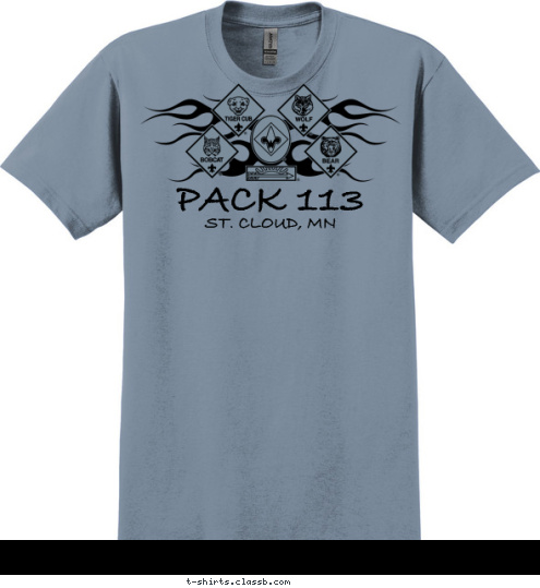 I am a Cub Scout
I don't sell cookies! PACK 113 ST. CLOUD, MN T-shirt Design 