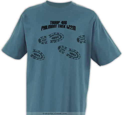 TROOP 408
PHILMONT TREK 622M T-shirt Design 