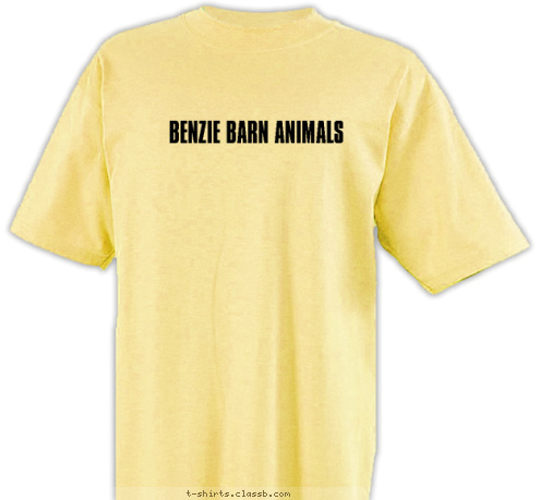 BENZIE BARN ANIMALS T-shirt Design 