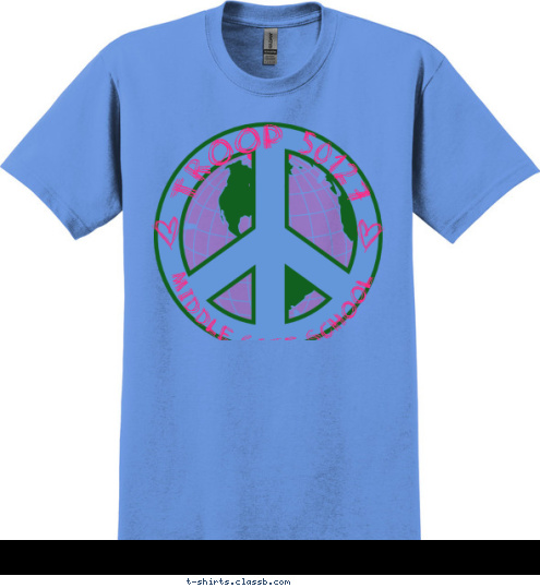 Middle Gate School TROOP 50127 T-shirt Design 