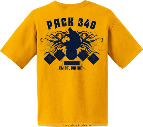 ELIOT, MAINE PACK 340 T-shirt Design 