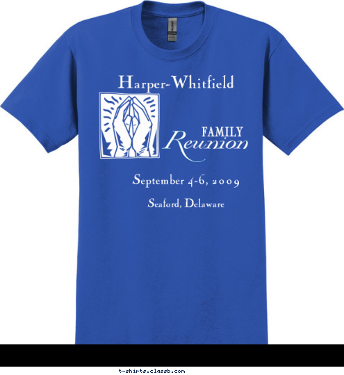  September 4-6, 2009 Seaford, Delaware Harper-Whitfield
 T-shirt Design 