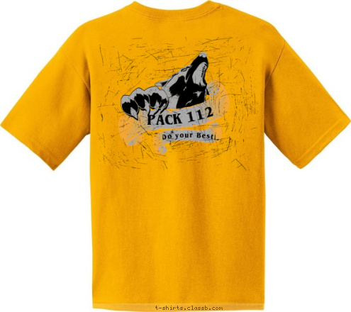 Do your Best! PACK 112 T-shirt Design 