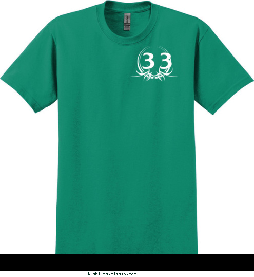 33 BAKERSFIELD, CA PACK 33 T-shirt Design 