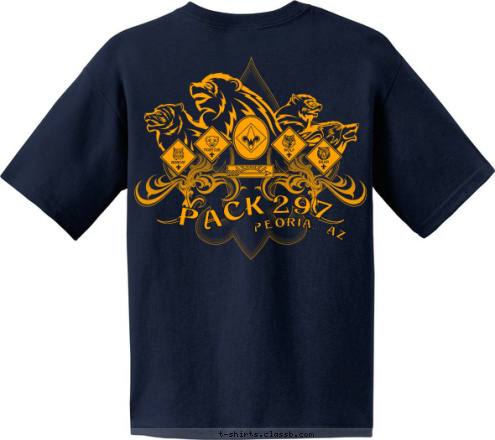 PEORIA, AZ PACK 297 297 K PAC T-shirt Design 