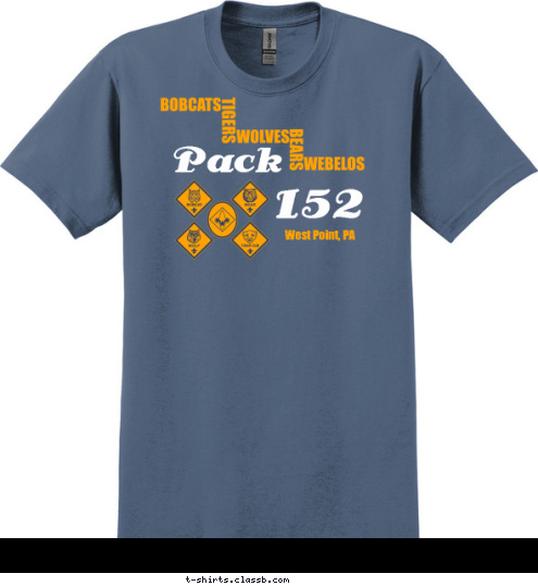 Pack 152 West Point, PA T-shirt Design 