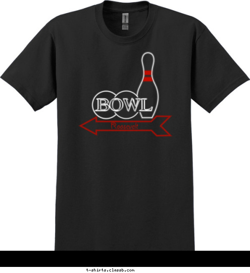 BOWL Roosevelt T-shirt Design sp1502