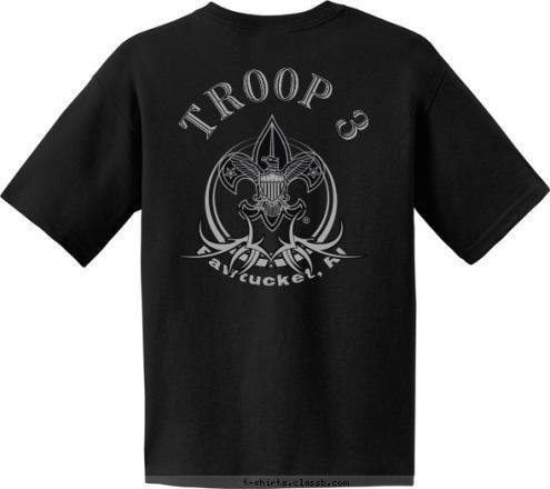 Pawtucket,RI TROOP 3
 Pawtucket,RI
 Pawtucket, RI TROOP 3 T-shirt Design 