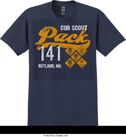 PINEWOOD DERBY
BLUE AND GOLD
MT MONADNOCK
SPOOK-O-REE
CHUCKWAGON
AUTOBAHN
FREEZEOUT
FISHING DERBY
CAKE AUCTION
WEBELOS WOODS
SUMMER CAMP PACK 141 141 RUTLAND, MA CUB SCOUT T-shirt Design 