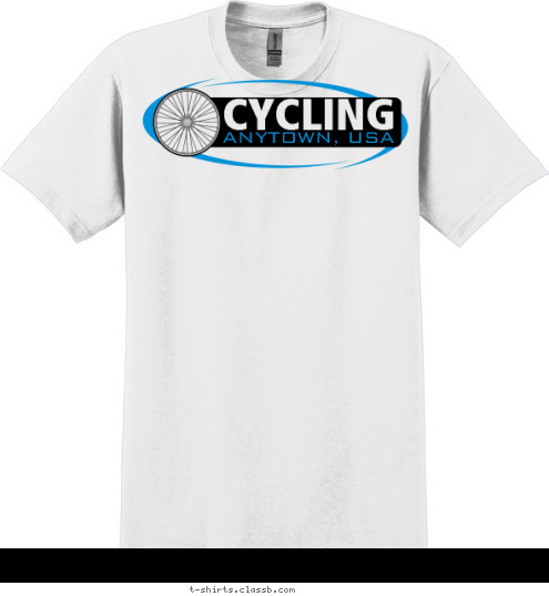 ANYTOWN, USA CYCLING T-shirt Design sp1511