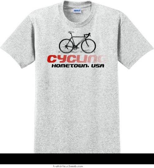 HOMETOWN, USA CYCLING T-shirt Design SP1513