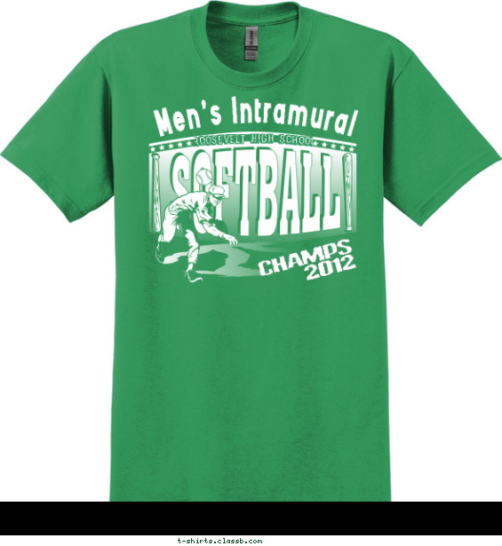 Mens Softball Shirt T-shirt Design