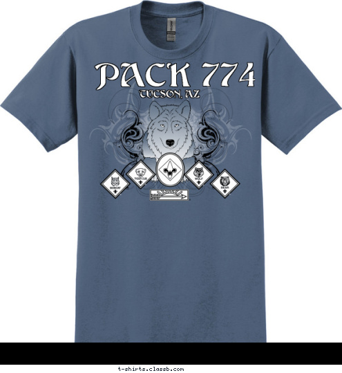 TUCSON, AZ 774 PACK  T-shirt Design 