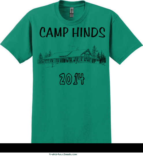 CAMP HINDS  STAFF 2014 T-shirt Design 