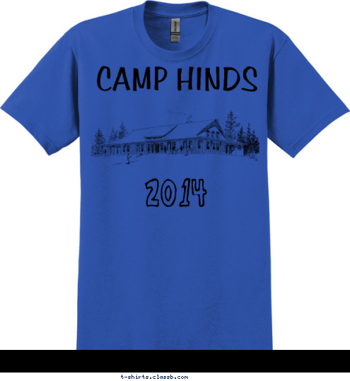 CAMP HINDS  STAFF 2014 T-shirt Design 