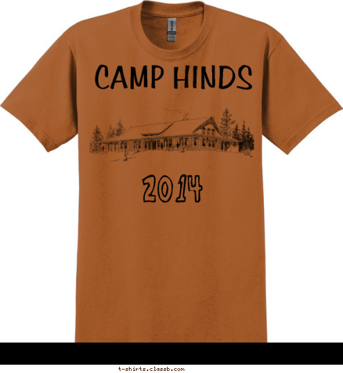 CAMP HINDS  STAFF 2014 T-shirt Design 