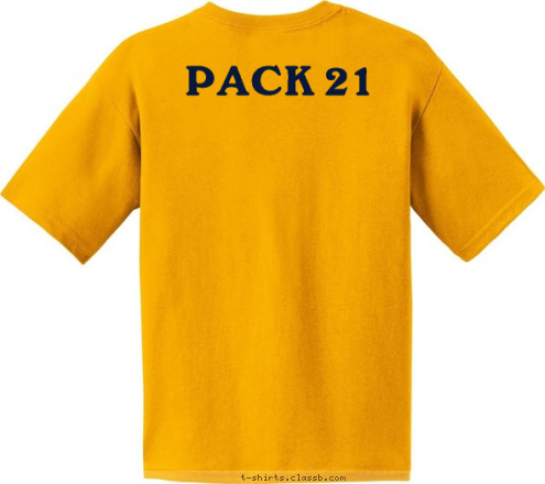 PACK 21 PACK 21 Port Washington, NY CUB SCOUTS T-shirt Design 