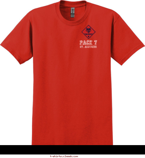 ST. ALOYSIUS PACK 7 Pack 7 BATON ROUGE, LA CUB SCOUT DO YOUR BEST! T-shirt Design 