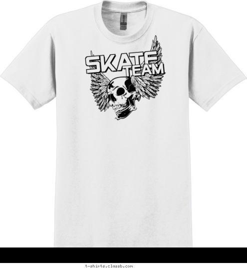TEAM SKATE TEAM SKATE T-shirt Design SP1521