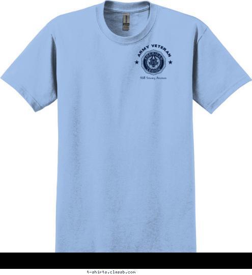 ARMY VETERAN AMERICAN LEGION Still Serving America POST 1234 T-shirt Design 