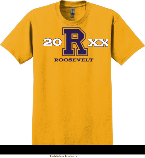 20
 11 Roosevelt 12

 20
 R

 T-shirt Design SP970