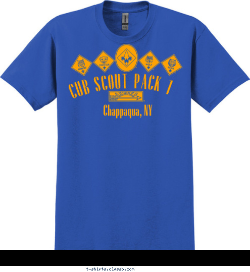 PACK 1 Chappaqua, NY CUB SCOUT T-shirt Design 