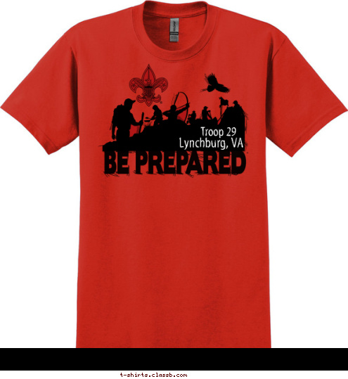 Troop 29 Lynchburg, VA T-shirt Design 