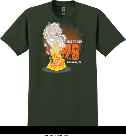 Lynchburg, VA BSA TROOP 29 T-shirt Design 