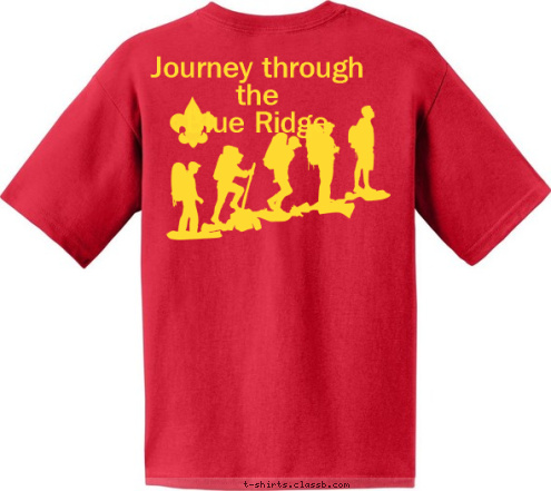 Your text here! And Beyond! Camping Across TEXAS New Text Journey through the
Blue Ridge Troop 29
Lynchburg VA T-shirt Design 