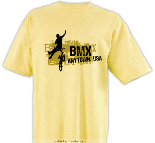 ANYTOWN, USA BMX T-shirt Design sp1512