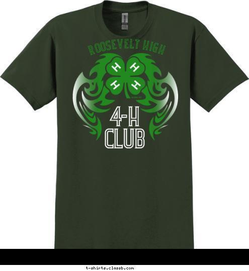 4-H
CLUB ROOSEVELT HIGH T-shirt Design SP2722