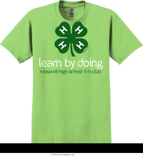 4-H Clover Learn by Doing T-shirt Design