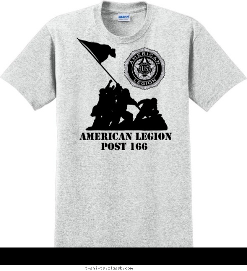 ARMY VETERAN Still Serving America AMERICAN LEGION POST 166 T-shirt Design 