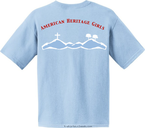 American Heritage Girls 1 1 0 3 American Heritage Girls Ventura, Ca. T-shirt Design 