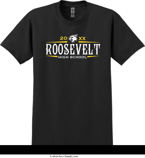 HIGH SCHOOL 12 20 ROOSEVELT T-shirt Design SP972