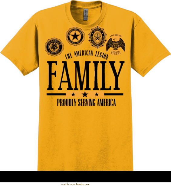 American Legion Family T-shirt Design