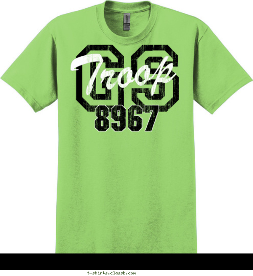 HALL Troop 8967 GS T-shirt Design 