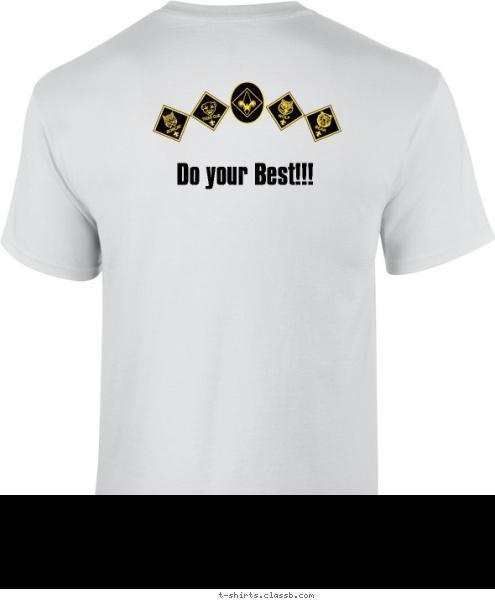 1993 ESTABLISHED ELKTON, MD PACK 443 New Text Do your Best!!! T-shirt Design 