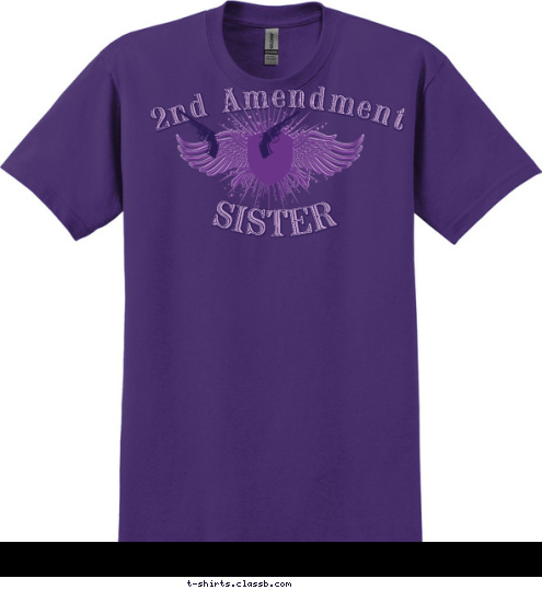 SISTER 2nd Amendment T-shirt Design 