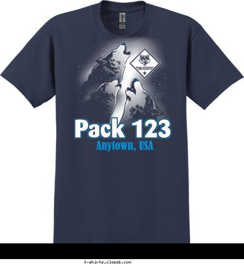 Anytown, USA Pack 123 T-shirt Design 