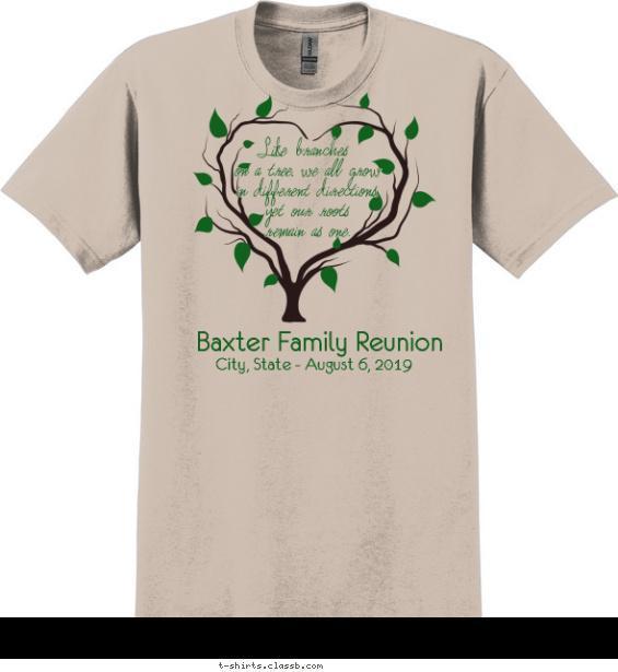 Family Reunion Design » SP4799 Heart Shaped Tree